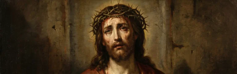 Wizerunek Najświętszego Oblicza Pana Jezusa, cierpiąca twarz Chrystusa w koronie cierniowej, Veraikon